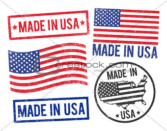 Made in USA stamps
