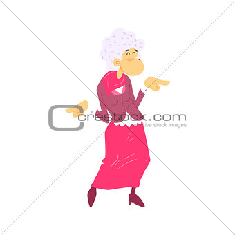 Old Woman Fashionista