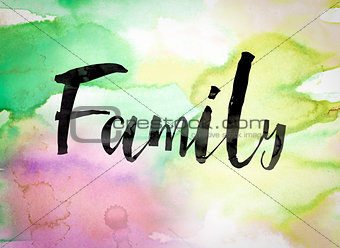 Family Concept Watercolor Theme