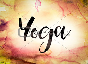 Yoga Concept Watercolor Theme