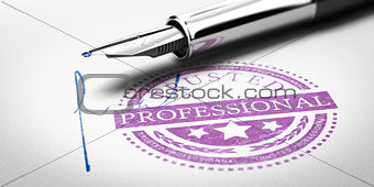 Trusted Professional Stamp