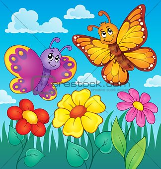 Happy butterflies theme image 7
