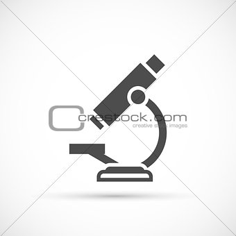 Microscope vector icon