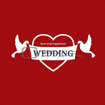 vector logo wedding