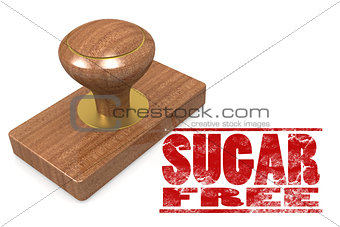 Sugar free wooded seal stamp