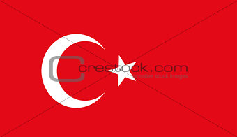 vector background of turkey flag