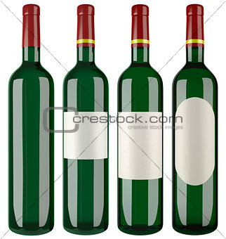 Wine Bottle Cutout