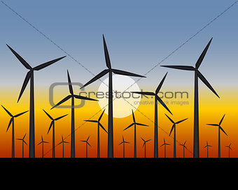 wind farms generators for electricity