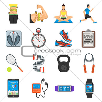 Fitness Icon Set