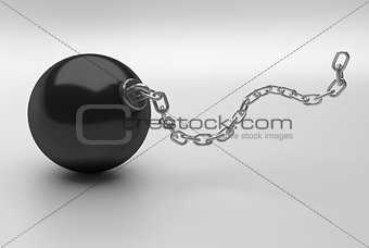 heavy ball with long chain