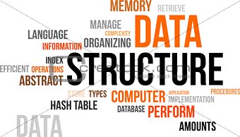word cloud - data structure