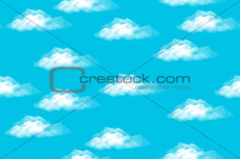 Sky with Clouds, Seamless