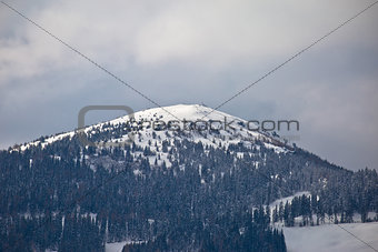 Peak in Austrian Alps view, Klippitztorl area