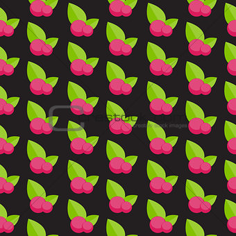 Blueberry Flat Seamless Pattern Background Icon Vector Illustrat