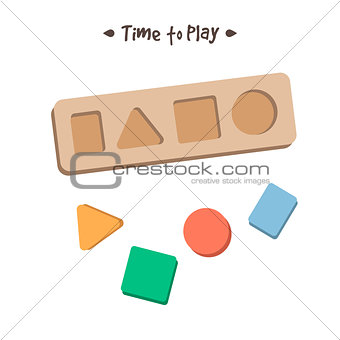 Shape sorter puzzle toy for children