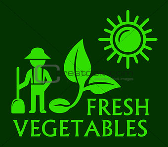 agriculture concept green symbol