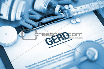 GERD. Medical Concept.