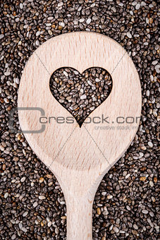 Heart Chia Seeds