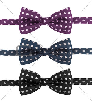 Dotted tie bows