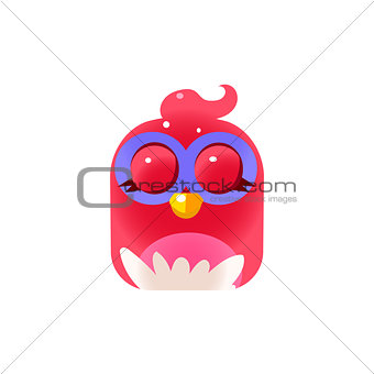 Pink Sleeping  Chick Square Icon