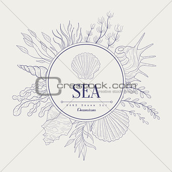 Sea Vintage Sketch