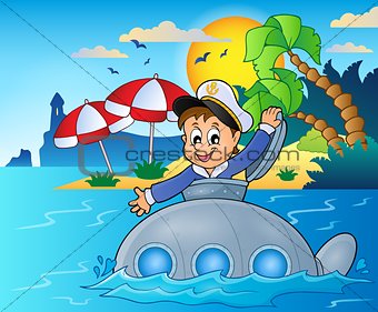 Submarine with sailor theme image 4