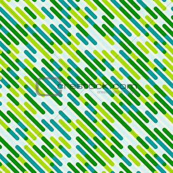 Vector Seamless Diagonal Blue Green Color Overlay Lines Pattern Background