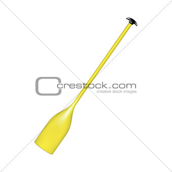 Paddle in yellow design