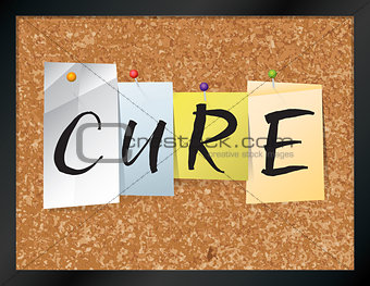 Cure Bulletin Board Theme Illustration