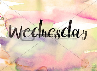 Wednesday Concept Watercolor Theme