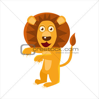 Humanized Lion Standing