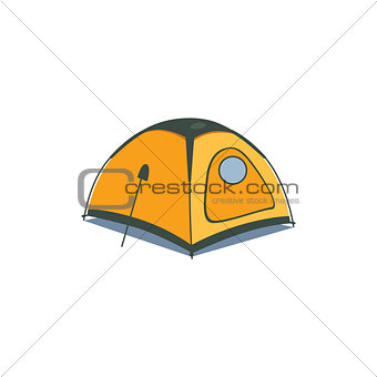 Yellow Canvas Tent