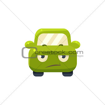 Sceptic Green Car Emoji