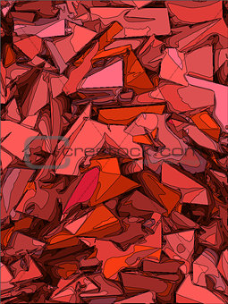 abstract  chaotic background in pink and red