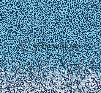bubble gradient pattern in blue and white 