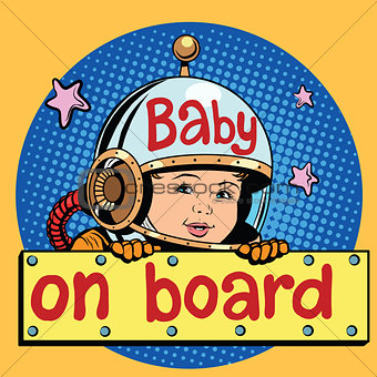 baby on Board astronaut