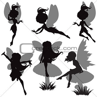 Fairy Silhouette Set