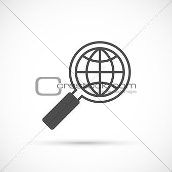 Magnifier glass icon