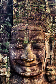 Stone face at Bayon