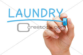 Laundry Blue Marker