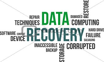 word cloud - data recovery