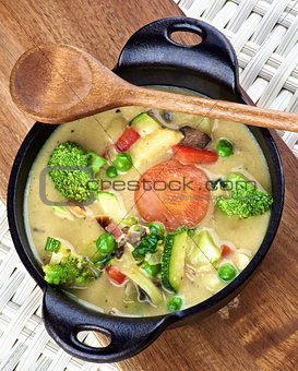 Vegetables Creamy Soup