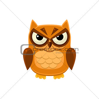Angry Brown Owl