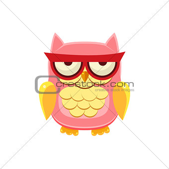 Moody Pink Owl