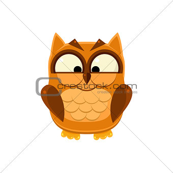 Cross-eyed Brown Owl
