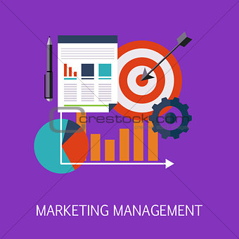 Marketing Management Concept Art