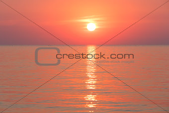 Sea sunrise.