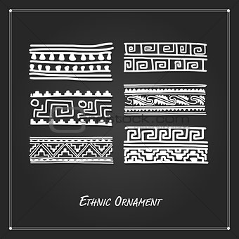 Ethnic handmade ornament for your design