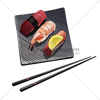 Sushi Vector Illustration