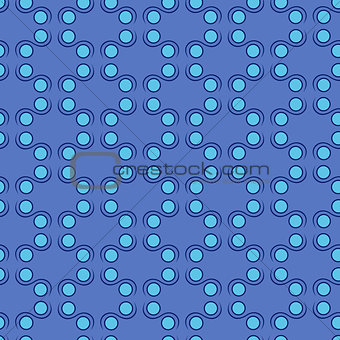 Seamless pattern in blue hues